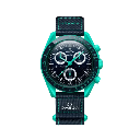 Relógio Omega x Swatch MoonSwatch Polar Lights