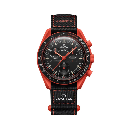Relógio Omega x Swatch Moonswatch Mission on Earth Lava