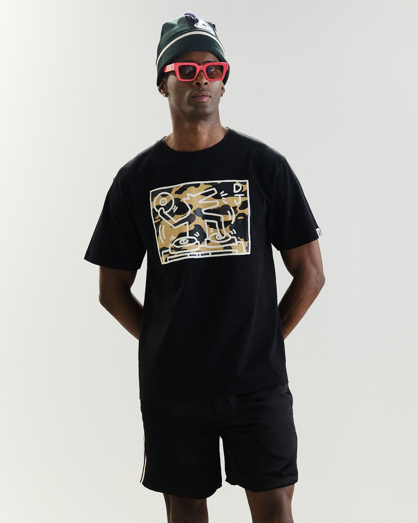 Camiseta Bape x Keith Haring