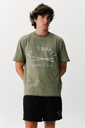 Camiseta Sushi Club STSC Flag Relaxed Oil Washed
