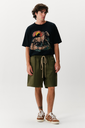 Short Essentials Textured Nylon Soccer Military