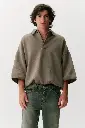 Camiseta Polo Essentials 3/4 Sleeve 