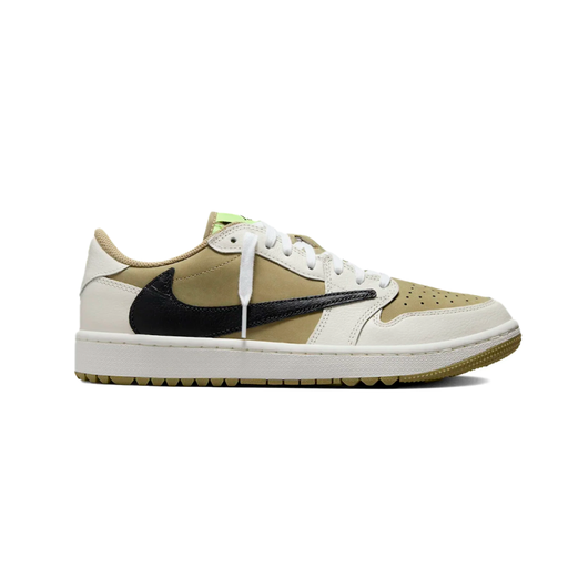 [897] Nike Air Jordan 1 Retro Low Golf Travis Scott Neutral Olive