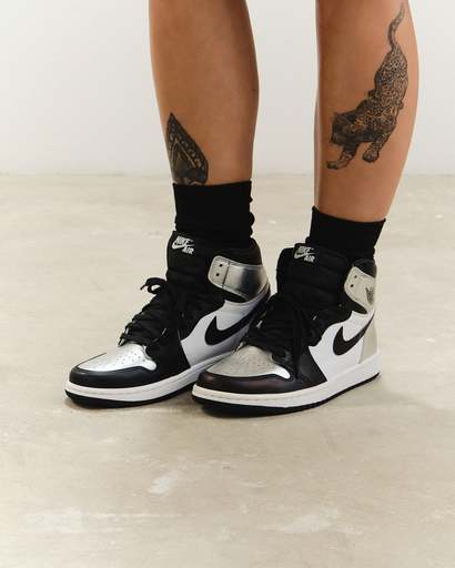 [83] Nike Air Jordan 1 High Silver Toe