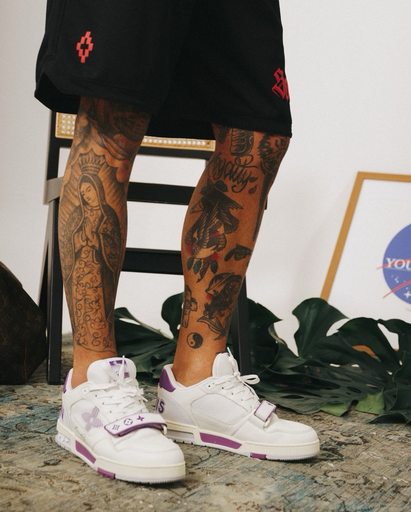 [945] Louis Vuitton Trainer Purple
