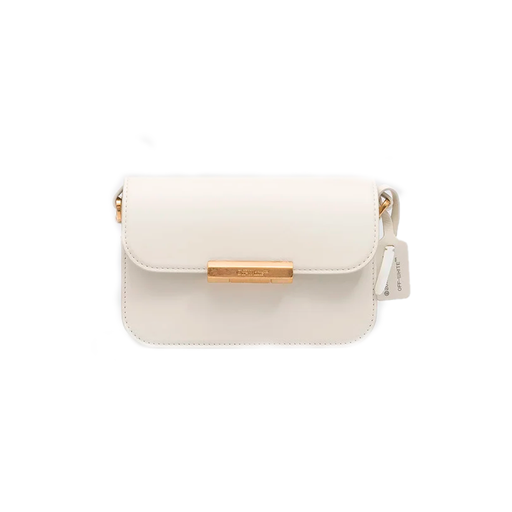 [932] Bolsa Off-White Screw M Shoulder White