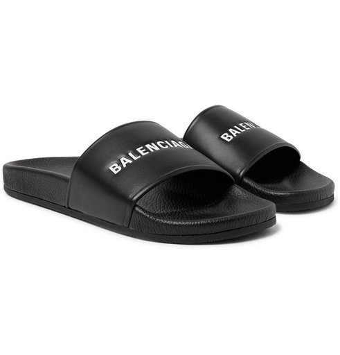 [144] Chinelo Balenciaga Logo