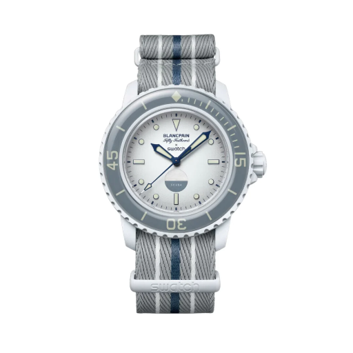 [1009] Relógio Blancpain x Swatch Antarctic Ocean