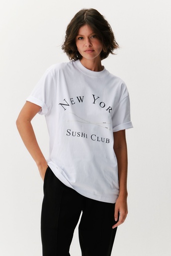 Camiseta Sushi Club NYSC Relaxed