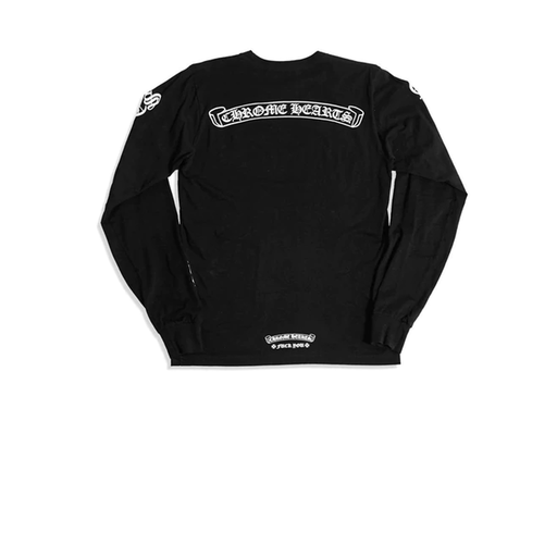 [488] Camiseta Chrome Hearts LS Scroll Logo
