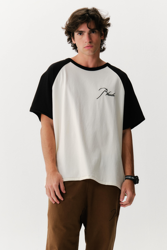 Camiseta Rhude Raglan Logo