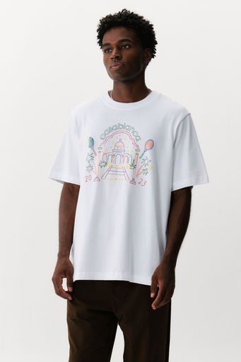 [918] Casablanca Rainbow Crayon Tee (White) RETIRADA BZ
