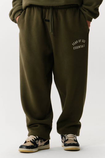 Calça Essentials Fleece Essential Military
