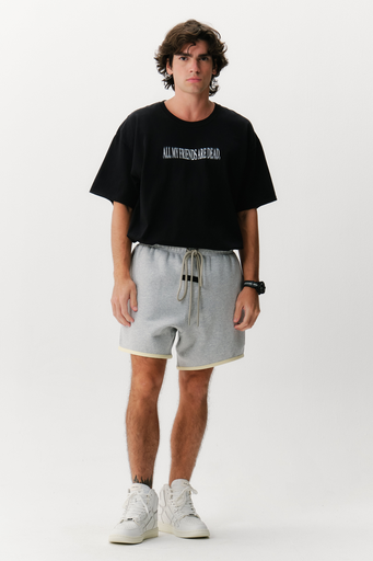 Short Essentials Light Heather Grey