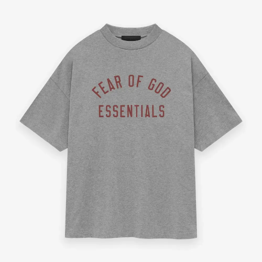 Camiseta Essentials Jersey Crewneck Dark Heather