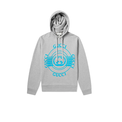 [753] Casaco Gucci Logo Disk Print