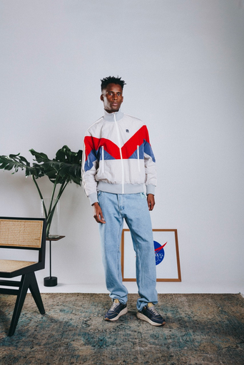 [676] Jaqueta Palm Angels Colorblock Track