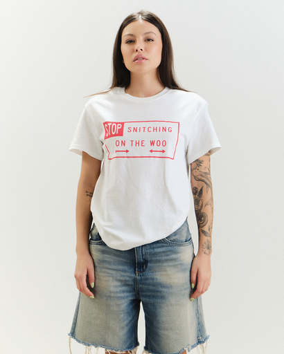 [329] Camiseta Vlone Pop Smoke Stop Snitching