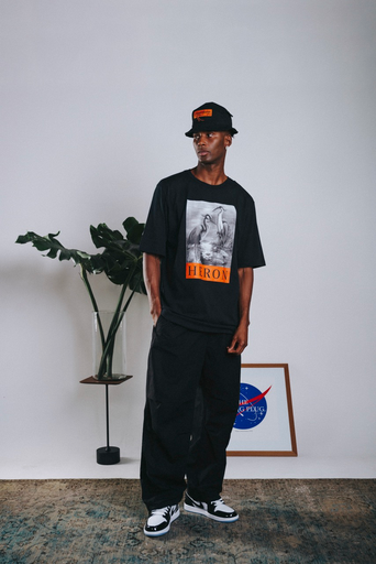 [828] Camiseta Heron Preston NF Heron BW