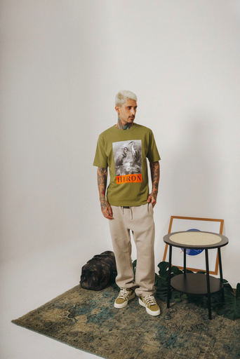 [829] Camiseta Heron Preston BW