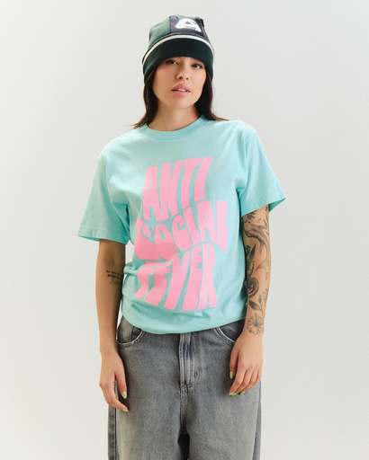 Camiseta Anti Social Social Club Chatsworth Aqua 